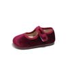 Korean Style Toddler Girls' Leather Shoes - Velvet Spring Princess Shoes
