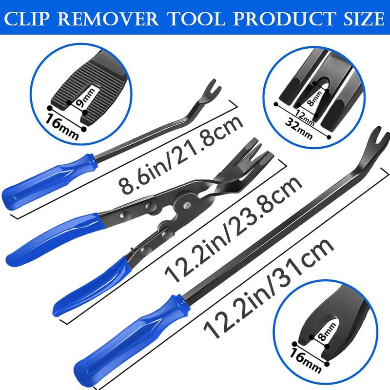 3Pcs Car Trim Removal Tool Kit, Panel Clip Remover Plier for Car Stereo Door Dash Interior