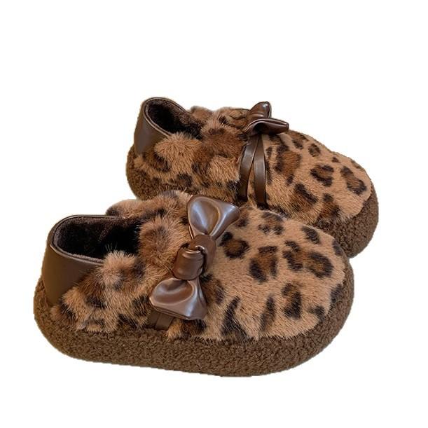 Internet Celebrity Popular Fluffy Shoes Women's 2025 New Autumn and Winter Plush Bag and Cotton Shoes One Pedal Fluffy Two Wear