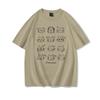 Cute Cat Print Casual Tee Shirt Cotton Harajuku Trend Girls Short Sleeve Tshirt Girls Breathable ONeck Tops Girl Clothing