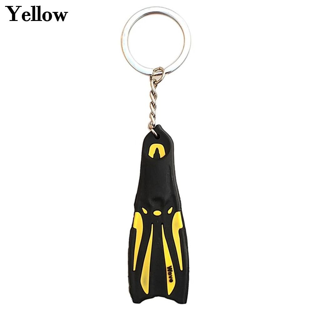 

Брелок для ключей Морской парусный брелок для ключей Flipper Kayak Брелок для ключей Fender Брелок для ключей Scuba Diving жёлтый