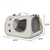Borsa Portatile per Animali Domestici per Cani Piccoli Gatti Pieghevole da Esterno Borsa per Gatti Traspirante Borsa a Spalla per Gatti Borsa per Trasporto Gattini