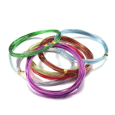 2-10 mt/los Multicolor Multifunktions-weicher Aluminiummetalldraht Handwerk Floristikdraht Für Armband Schmuck Zeug DIY Zubehör