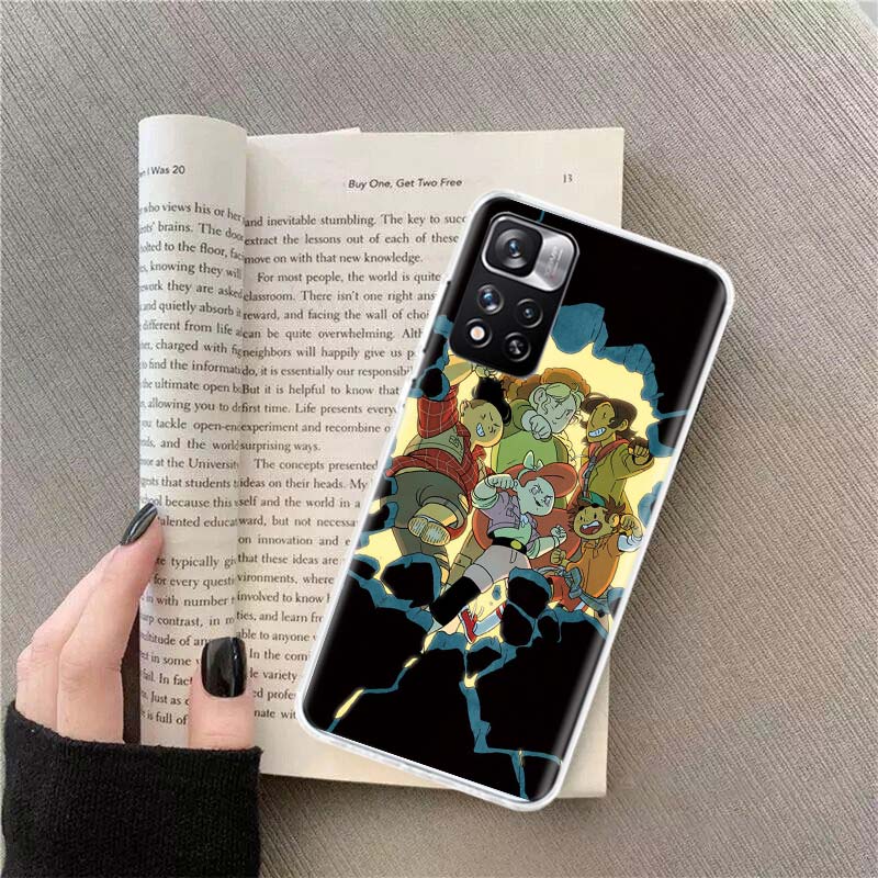 L-Lumberjanes Phone Case For Redmi Note 13 12 Pro Plus 14 15 Pro 5G 11 11T 11E 11S 10 Pro 10S 9 9S Cover Cell Clear TPU Capa Cas