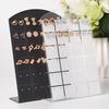 48/72 Löcher Kreativer Schmuck Ohrstecker Ohrringe Ausstellungsständer Tragbarer Halskettenständer Aufbewahrungshalter Modischer Organizer Aufbewahrungsbox