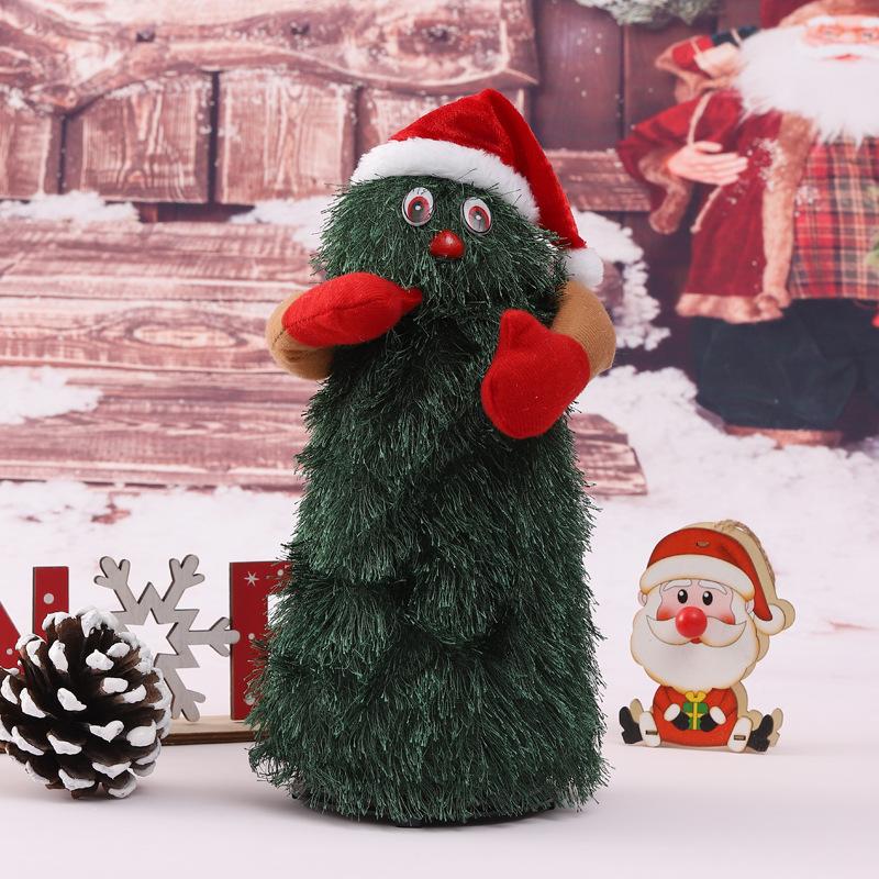 Electric Santa Singing and Dancing Christmas Tree Children's Toys Christmas Gift Decoration Ornaments