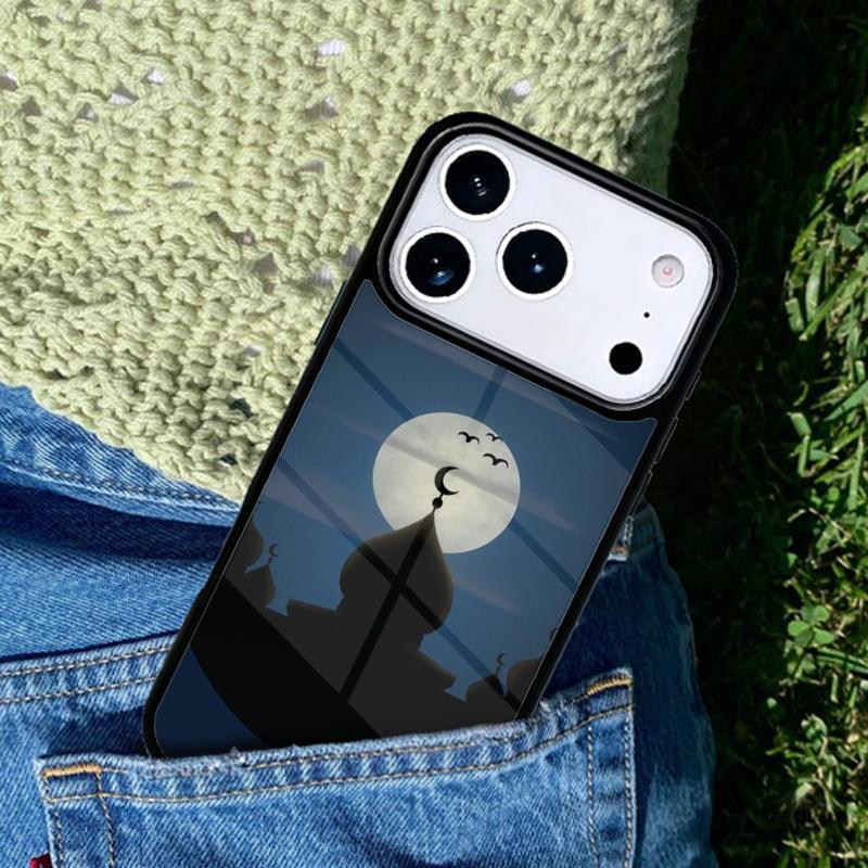 Arabic Muslim Mosque Building Phone Case Cover for IPhone 11 12 13 14 15 16e 17 Pro Max Coque for IPhone 17 Air