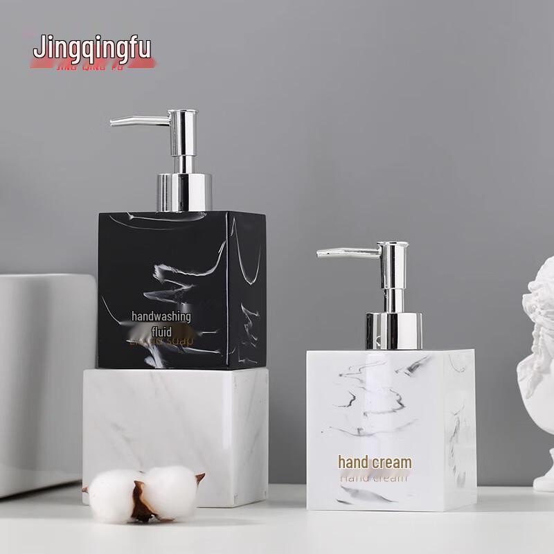 

Marble Look Refillable Pump Dispenser