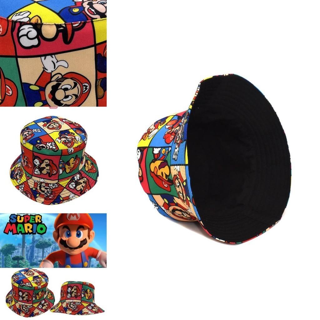 Super Mario Print Fisherman Hat For Men And Women Durable And Stylish Basin Hat