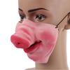 Pig nose half-face mask, ears included.