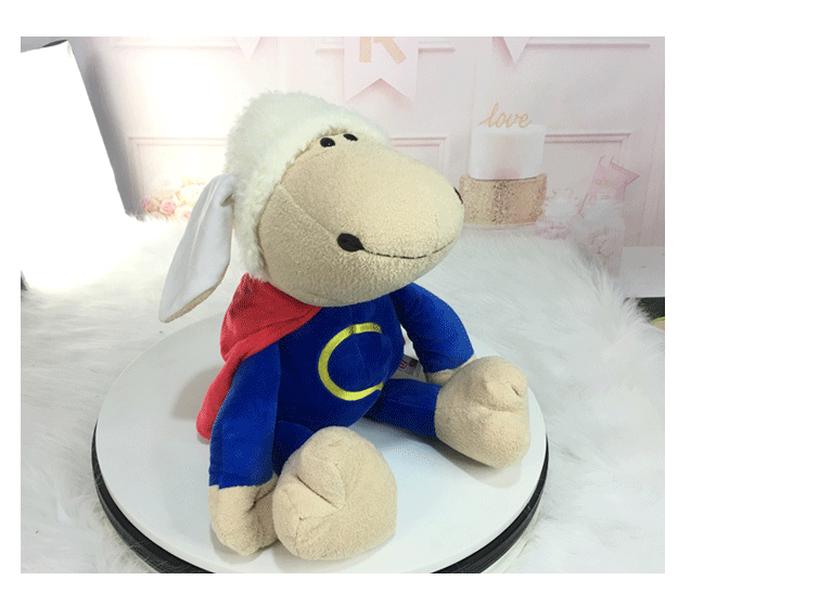 Cartoon Little Sheep Plush Toy - Cute and Silly Super Sheep Doll Pillow for Valentine's Day or Birthday Gift