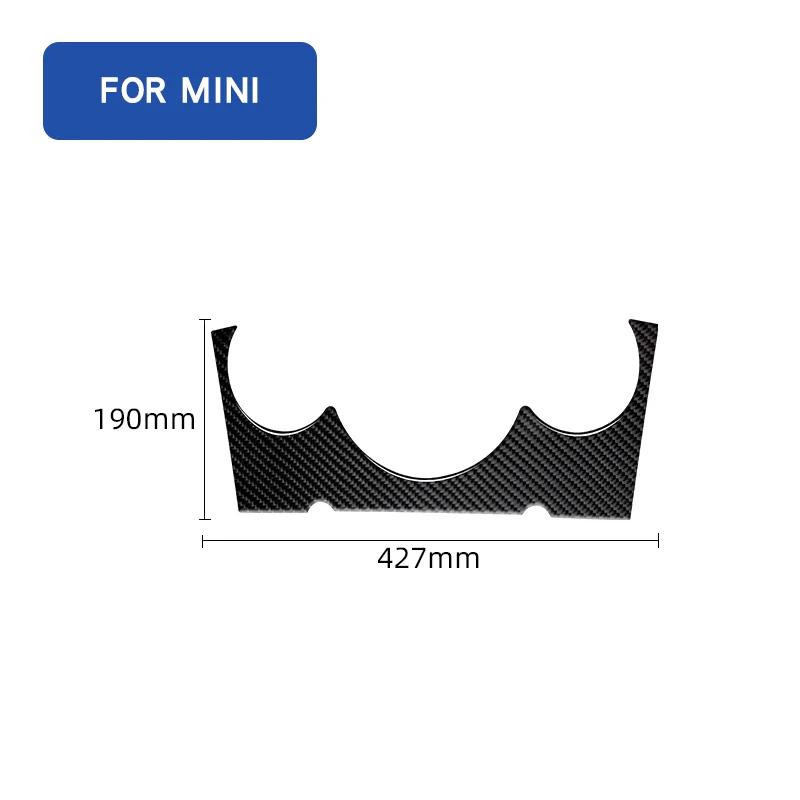 For MINI Cooper 2002-2006 For R50 R53 Accessories Real Carbon Fiber Car Interior Dashboard Gear AC CD Panel Cover Trim Sticker