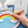 Acu de cusut pumn, Ace de broderie poke, Set de înfilatoare, Unelte de cusut, Stilou de broderie pentru tricotat