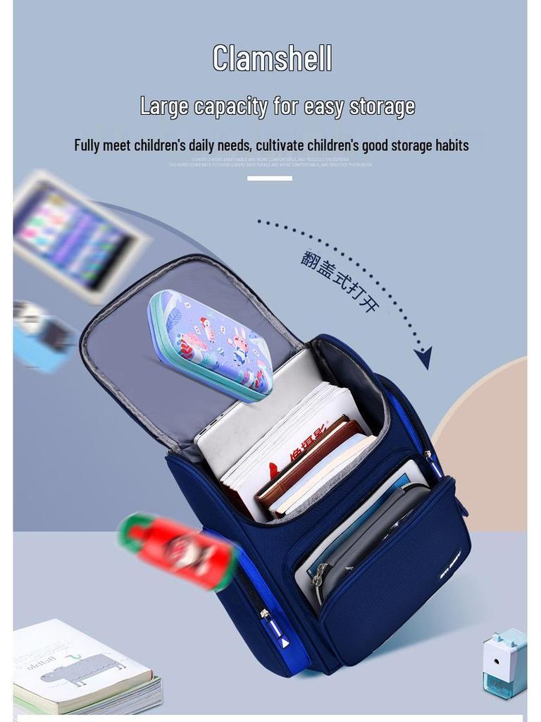 Korean Style School Backpacks for Kids (Ages 6-12) - Grades 1-6