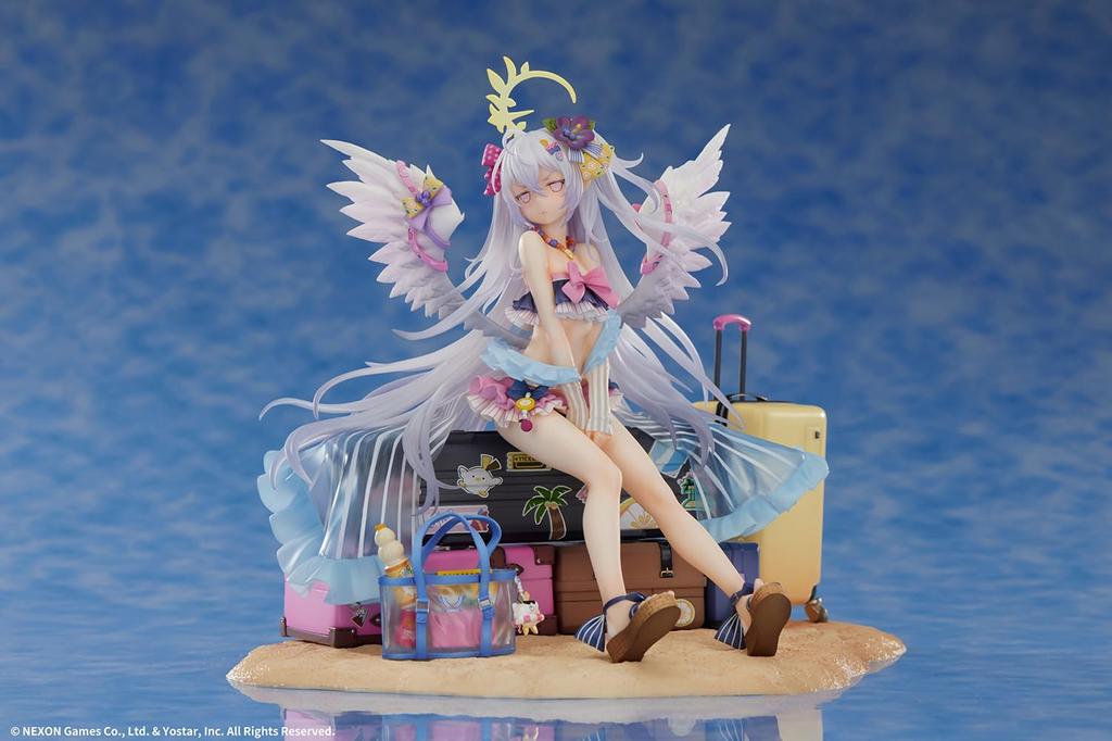 Elegant Blue Archive Azusa Height 190mm halo and ABS scale painted finished figure -Blue Archive- (swimsuit) approx. (including pedestal) PVC, 1/7