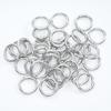 Electroplated Metal Spring Gate Rings with Round Shape for Bag Project, Key Attachments, Sewing Supplies, and Craft 50PCS