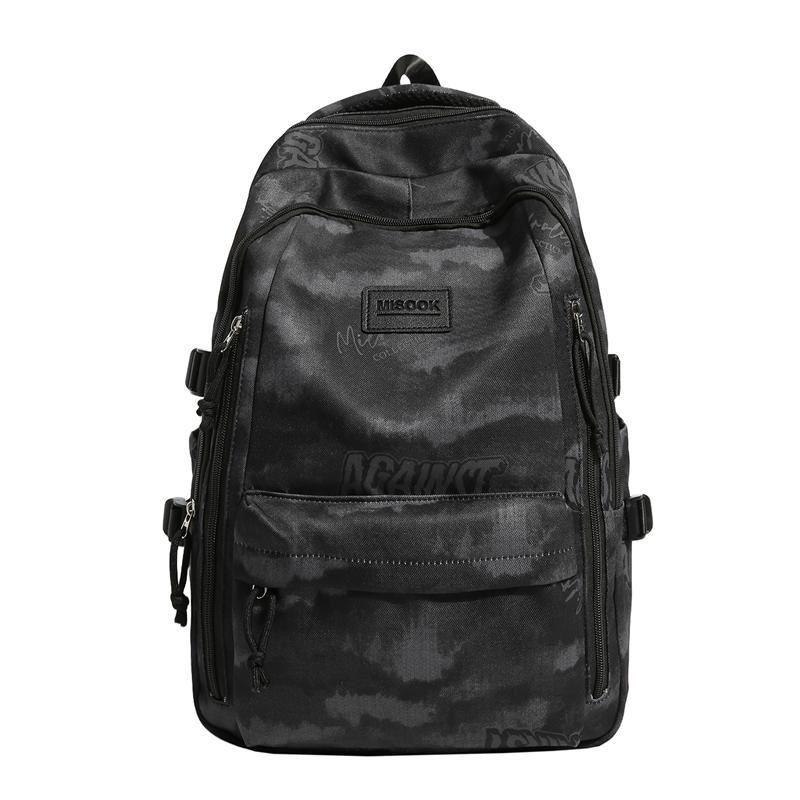 Graffiti Print Student Schoolbag Unisex Large Capacity Travel Backpack