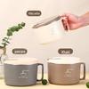 304 Stainless Steel Instant Noodle & Rice Bowl with Lid - Set of 2