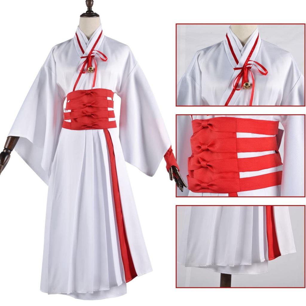 Gabimaru Sagiri Cosplay Costume for Jigokuraku Yamada Asaemon Sagiri Uniform with Waist Hair and Sleeve and Leg Perfect for Stage Cultural and School