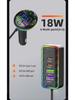 Q39MP Bluetooth Car FM Transmitter with Digital Display & QC3.0 Multifunctional Cigarette Lighter