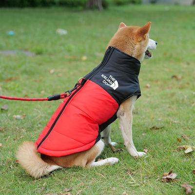 Waterproof Dog Clothes Winter Pet Warm Vest Jacket Padded Vest For Medium and Large Dogs Shiba Inu Warm Jacket Labrador Vest