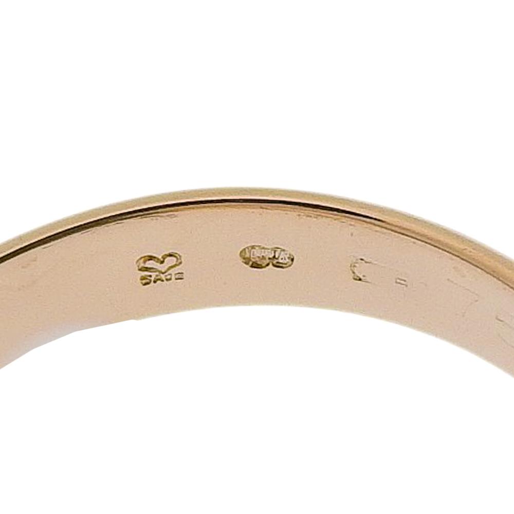 CARTIER Trinity Ring K18 Gold (YGxPGxWG) #4.3(US Size) 7.1g Women Used