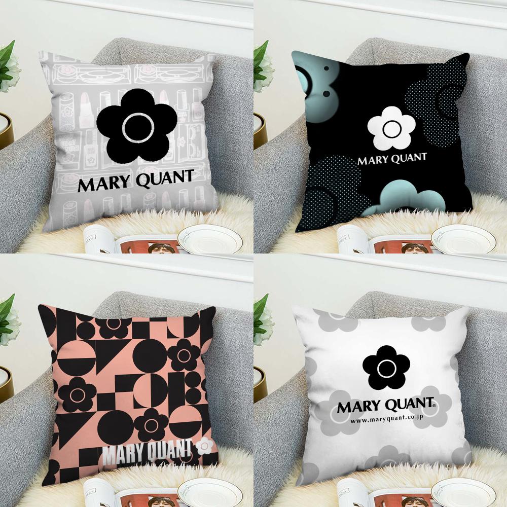 MMary Quants Pillow Case For Car Sofa Decorative Home Doublesided Print Plush Square Throw Pillow Cushion Cover