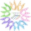 10 Pcs Travel Hangers Cruise Ship Essentials Accessories Portable Folding Clothes Hanger Foldable Drying Rack
