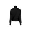 Y-3 Solid Color Asymmetrical Stand Collar Long Sleeve Sweatshirt Men sweatshirt Black HN4321BLACK