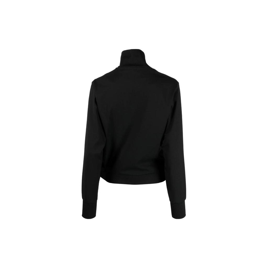Y-3 Solid Color Asymmetrical Stand Collar Long Sleeve Sweatshirt Men sweatshirt Black HN4321BLACK