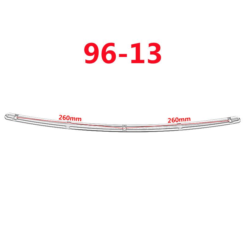 For Harley Electra Street Tri Glide 1996-2013 2014-UP Motorcycle Black Chrome Windshield Batwing Fairing CNC Trim Windscreen