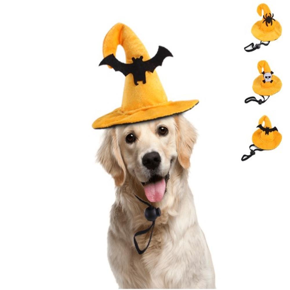 

Аксессуары Хэллоуин Смешная шляпа Головные уборы Кошка Хэллоуин Шляпа Симпатичная шляпа ведьмы для домашних животных Собака