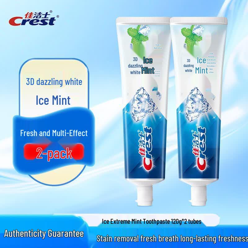 Crest 3D White Arctic Mint Toothpaste Family Pack