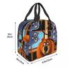 Grizzy und die Lemminge Zeichentrick Isoliertische Lunchtasche Lebensmitteltasche Tragbare Kühlbox Thermische Bento-Box Für Schule Büro