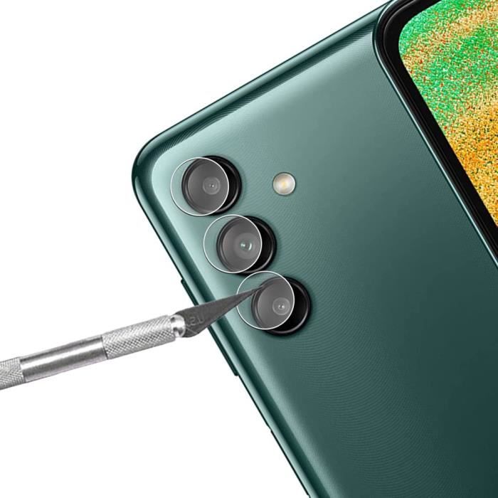 Film de protection caméra - Booling - pour Samsung Galaxy A04s - Verre trempé - Lot de 2 - Résistance aux chocs