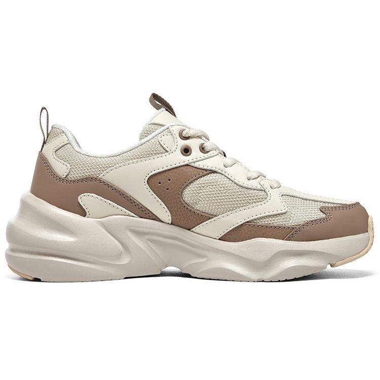 Skechers Bobs Wave Comfort Versatile Low-Top Casual Shoes Women sneaker Beige Brown 117365-NAT