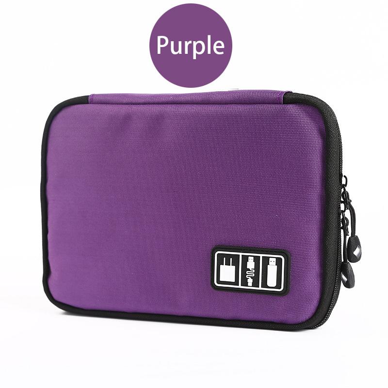 Travel Storage Bags Shockproof Flash Drive USB Cable Earphone Organizer Digital Gadget Holder Cell phone Mobile USB Charger Case