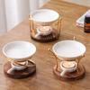 Metal Aromatherapy Stove Ceramics Wax Melt Warmer Home Decoration Oil Burners  Home Use