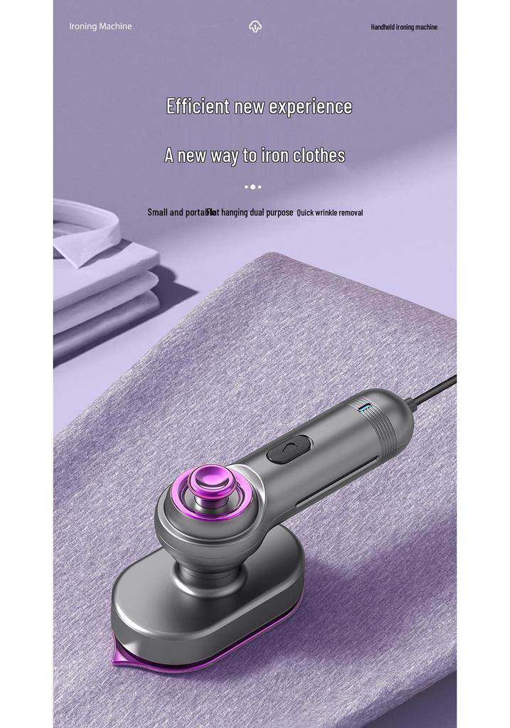 Compact Swirl Rotary Electric Garment Steamer - Handheld Portable Iron with Rotary Handle