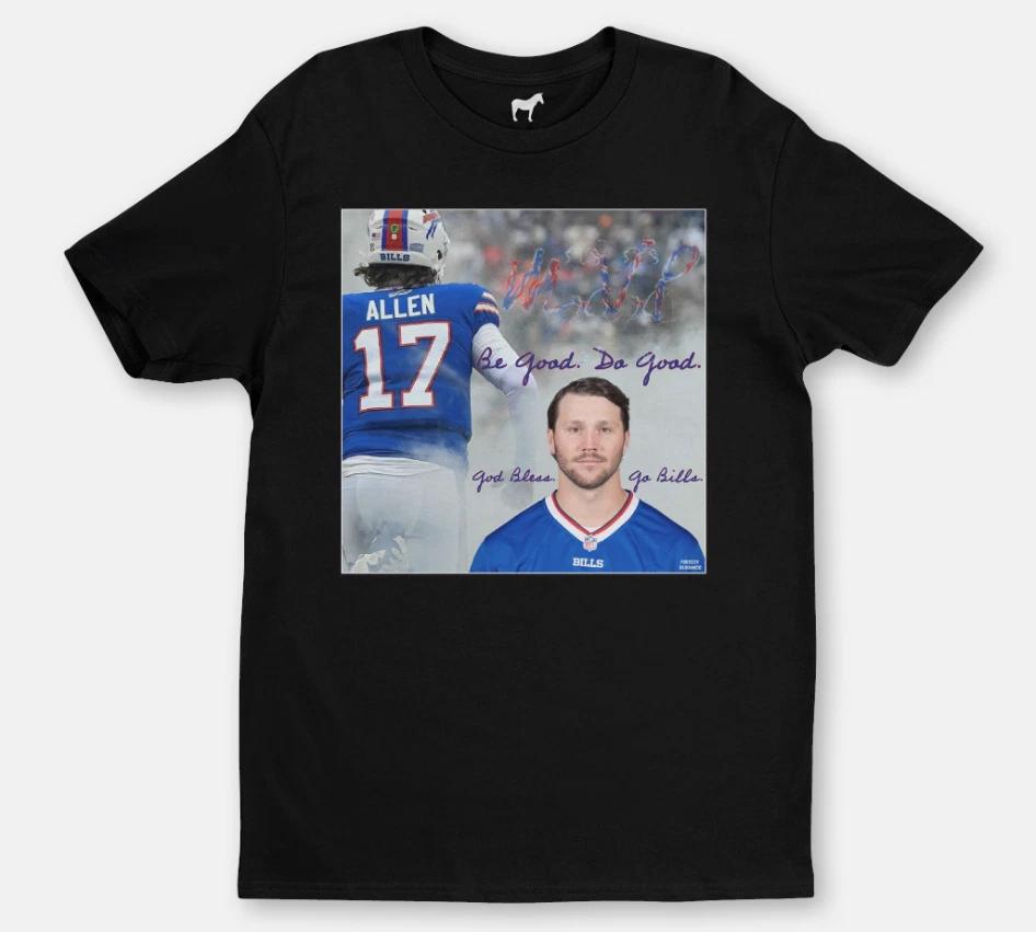Josh Allen Bills MVP Unisex T-Shirt Adult & Youth Sizes - Great Gift! S