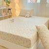 Summer New Double-layer Gauze Fitted Sheet, Cream Floral Style, All-inclusive Dirty-proof Fitted Sheet, Bedspread, Mattress Protector