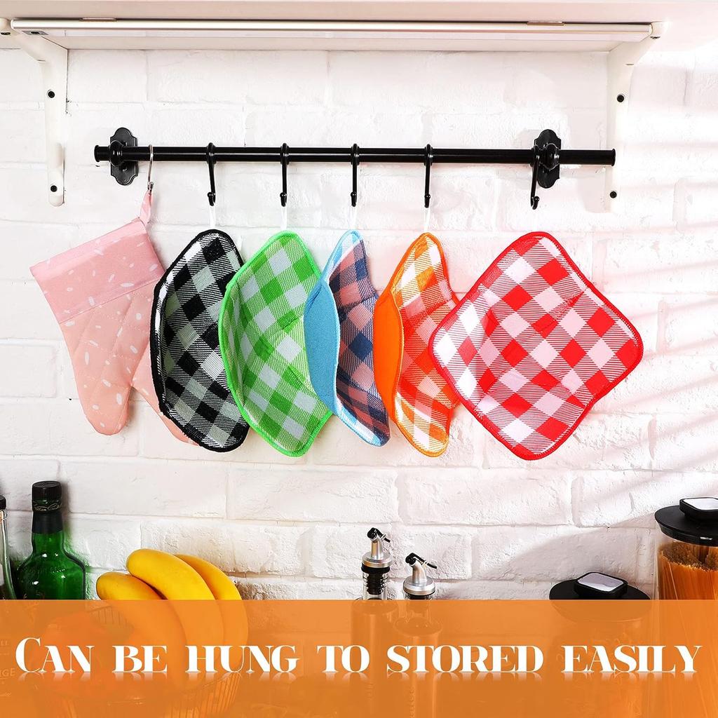 Geiserailie 5 Pieces Hot Bowl Holder Microwave Safe Bowl Cozies Multipurpose Heat Proof Plate Holder to Prevent Hand from Heat and Maintain Food Warm
