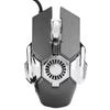 Computer Mouse RGB Gaming 6 Buttons Wired Gamer Mice for Laptop Desktop PC with FanGray