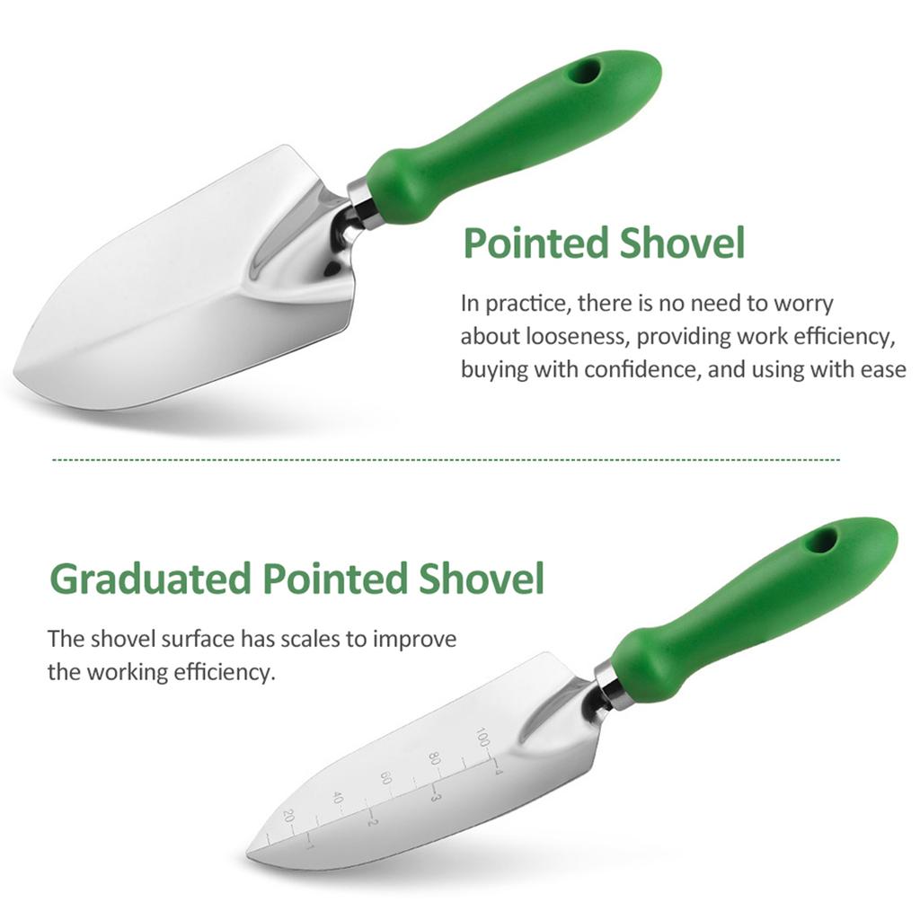 Garden Tool Set Outdoor Heavy Duty Gardening Work Set with Ergonomic Handle Garden Planting Tools Set 11 Piece