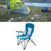 Portable Camping Chair Oxford Cloth Folding Camp Arm Chair with Cup Holder for Outdoor Fishing Picnic Green