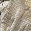 Summer New Brand Fashion Vintage Knitted Dress Women Elegant Hollow Out O-Neck Single Breasted A-Line Long Robes Ladies Dress