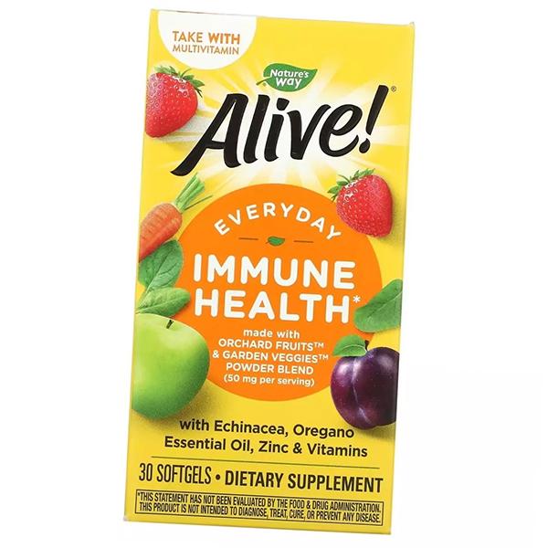 Vitamins for Immunity, Alive! Immune Health, Nature's Way  30 Gelcaps (36344150)