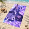 Hyuga Hinata Microfiber Beach Towel Quick Dry Sand Free Lightweight Beach Towels for Travel Swimming Camping