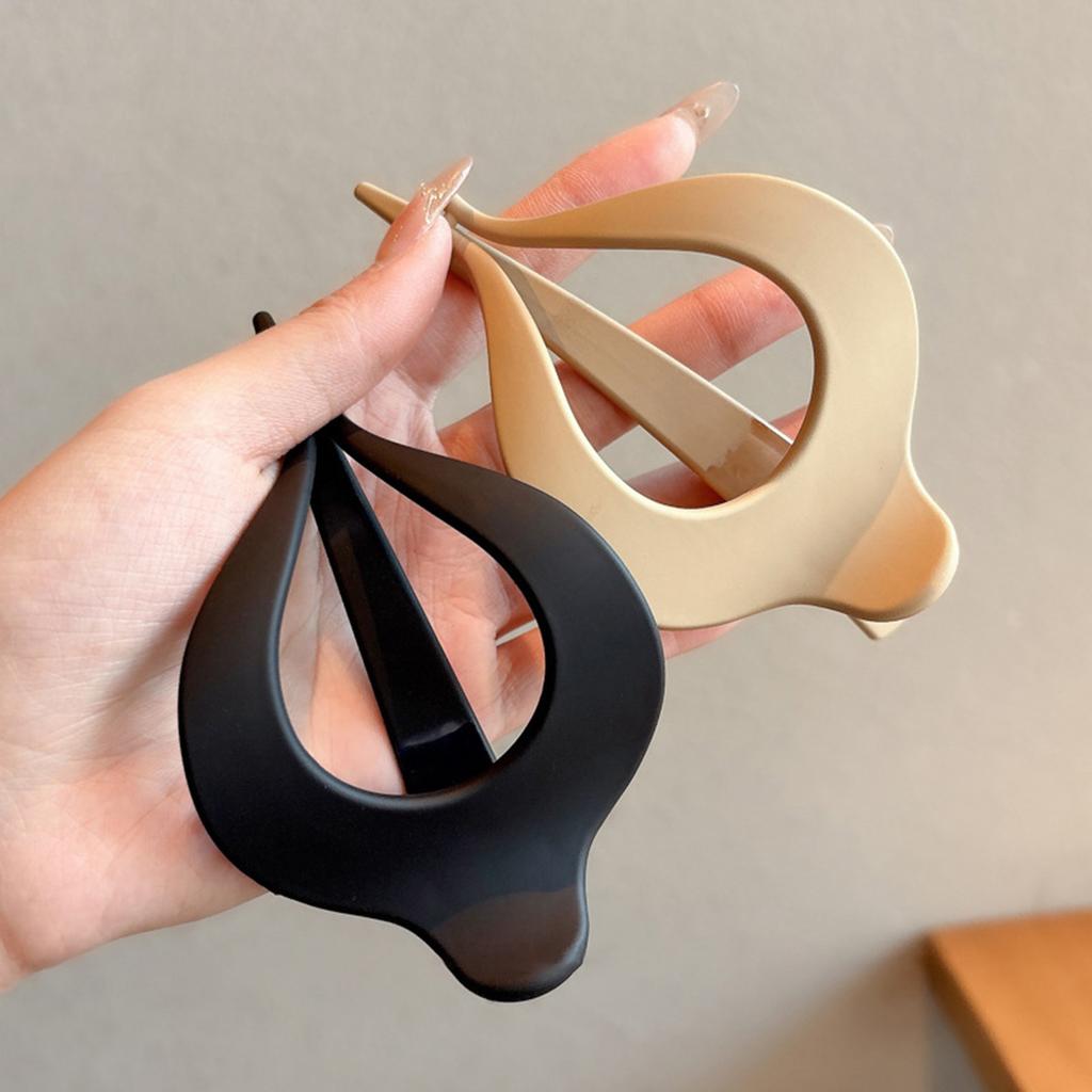 Trendy Matted Duckbill Hair Clip For Women 13cm Large Lazy Style Hair Claw Summer Outdoor Pan Hair Sharkgripper Hair Accessories