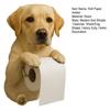 22*12cm Hunde Toilettenpapierhalter Wandmontage Harz Hai Rollenpapier-Organizer Badezimmer Küche Papierhandtuch Taschentuchspender Dekoration